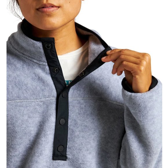 Burton - Hearth Fleece Pullover - Women's - XS - Gray Heather - Picture 3 of 6